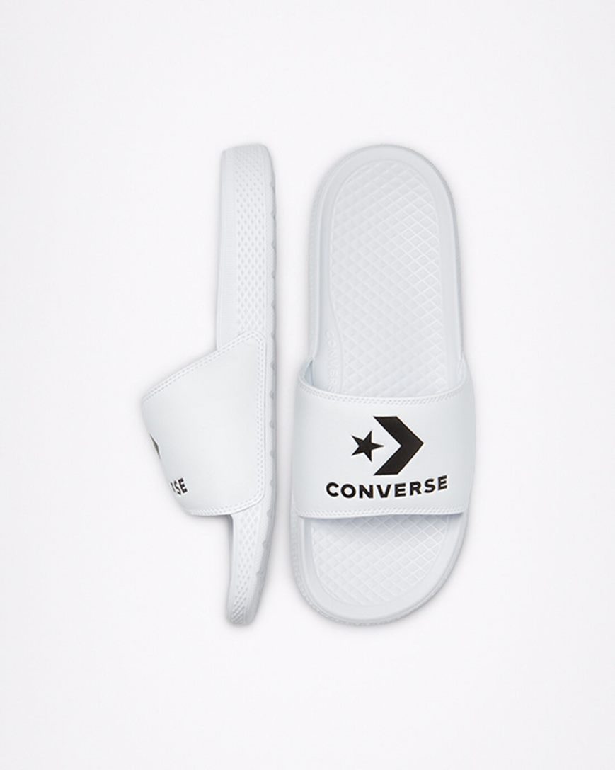 Women's Converse All Star Slides White / Black / White | AU E8695M